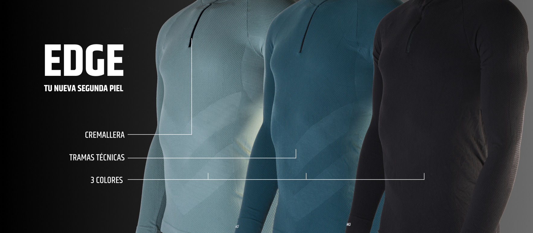 Capa térmica ligera de manga larga Edge